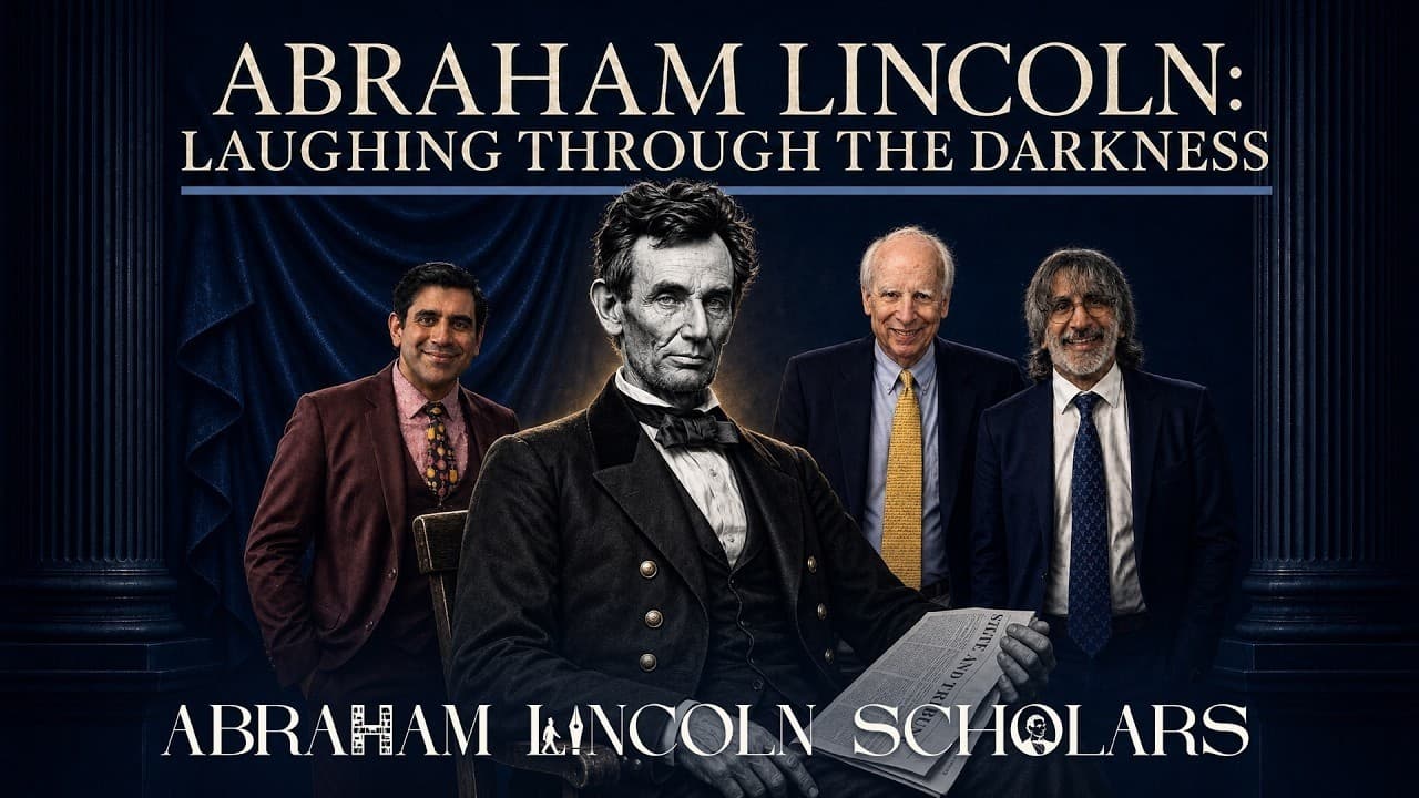 Sameer Somal speaking on Abraham Lincoln Scholars - Laughing Through the Darkness
